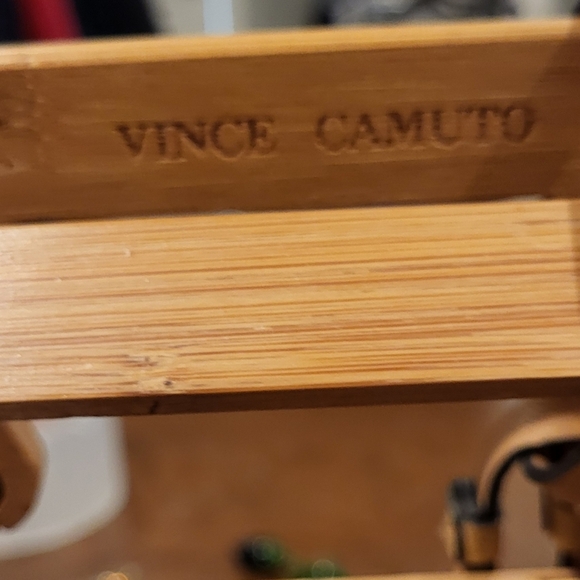 Vince Camuto Bayne Rainbow Tasseled Bamboo Clutch Handbag - Picture 5 of 8